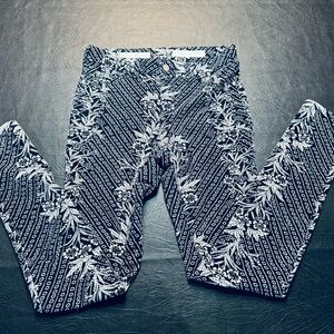 Pilcro and the Letterpress Serif Printed Skinny Jeans Size 26